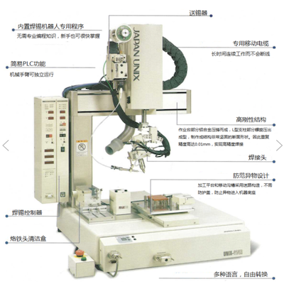 日本 UNIX410系列自動(dòng)焊錫機(jī) UNIX-412G UNIX-413G UNIX-414G